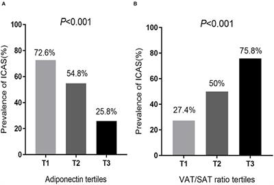 Associations of Abdominal Visceral Fat Content and Plasma Adiponectin Level With Intracranial Atherosclerotic Stenosis: A Cross-Sectional Study